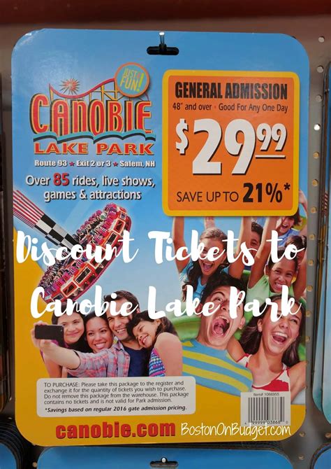 Enjoy 15% off Promo Code. . Canobie lake park discounts